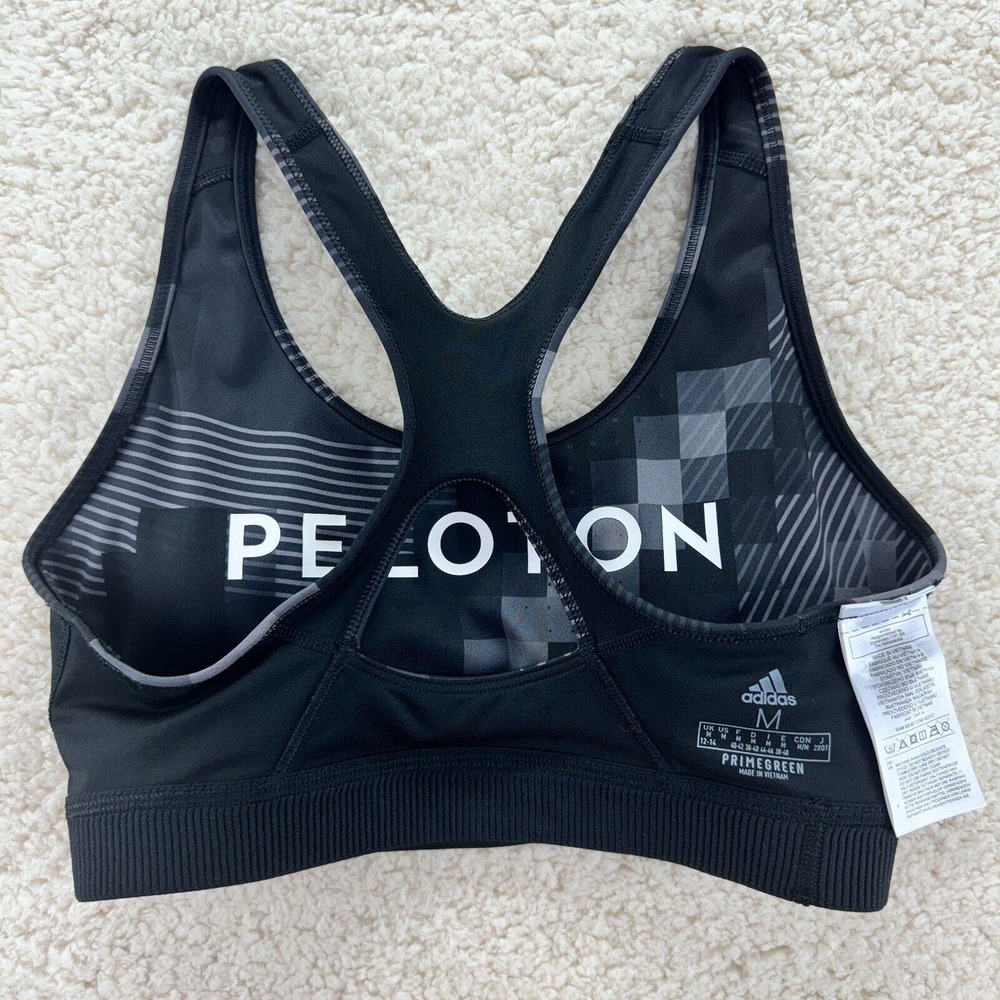 Adidas Peloton Digi Motion Heat RDY Believe This Bra Women Medium Sport Running - Picture 6 of 11